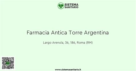 Antica Farmacia Torre Argentina S. A. S. di Borbotti G..